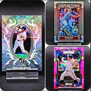 George Brett Mr. 3000 Cooperstown Rapture Pink Ice Prizm Kansas City Royals Star